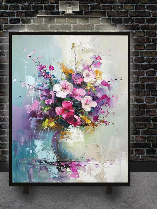 Постер на холсте &amp;quot;Букет в нежных тонах&amp;quot;