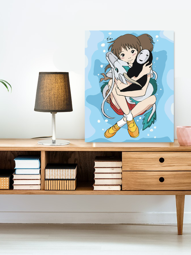 Raqamlar bo&amp;#039;yicha rasm &amp;quot;Tixiro, Xaku va Kaonasi&amp;quot;