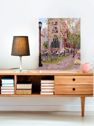 Raqamlar bo&#039;yicha rasm &quot;Shahar ko&#039;chasi&quot;