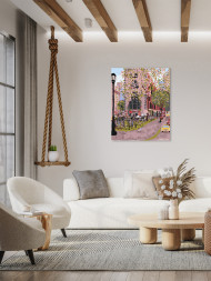 Raqamlar bo&#039;yicha rasm &quot;Shahar ko&#039;chasi&quot;