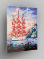 Картина по номерам &amp;quot;Цветочный корабль&amp;quot;