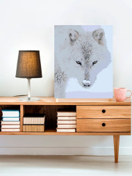 Картина по номерам "Белый волк"