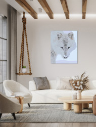 Картина по номерам "Белый волк"