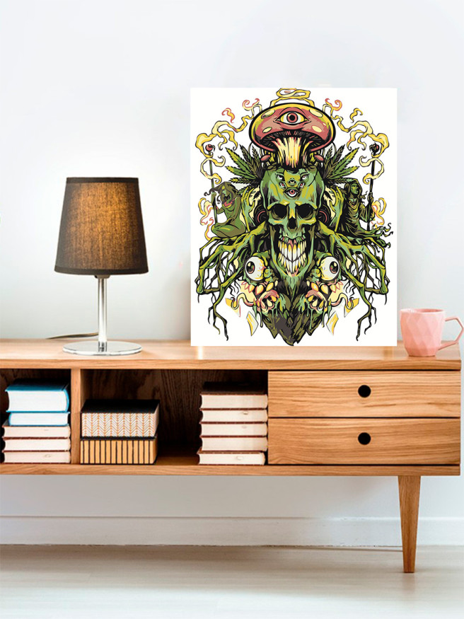 Raqamlar bo&amp;#039;yicha rasm &amp;quot;Mutant o&amp;#039;simlik&amp;quot;