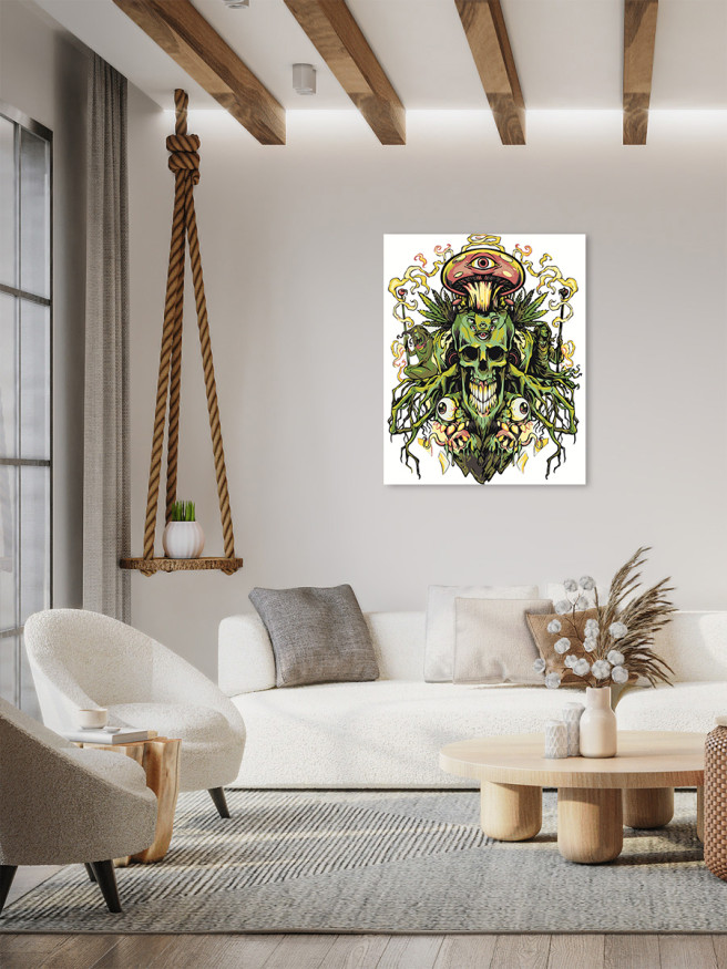 Raqamlar bo&amp;#039;yicha rasm &amp;quot;Mutant o&amp;#039;simlik&amp;quot;