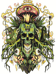 Raqamlar bo&#039;yicha rasm &quot;Mutant o&#039;simlik&quot;