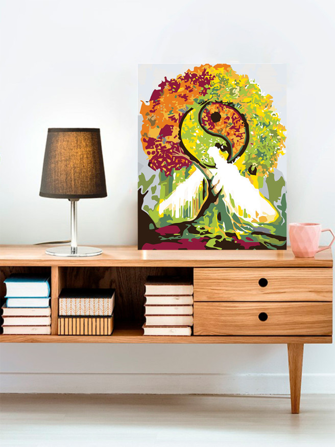 Raqamlar bo&amp;#039;yicha rasm &amp;quot;Rangli daraxt&amp;quot;