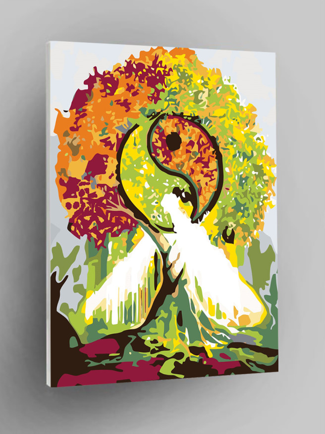 Raqamlar bo&amp;#039;yicha rasm &amp;quot;Rangli daraxt&amp;quot;