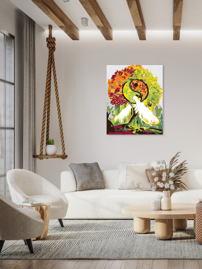 Raqamlar bo&amp;#039;yicha rasm &amp;quot;Rangli daraxt&amp;quot;