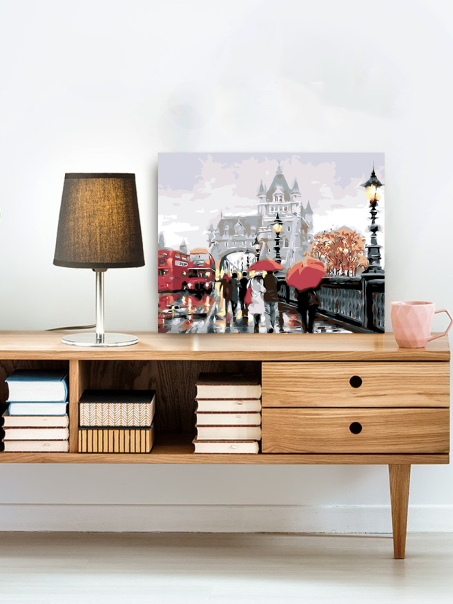 Картина по номерам &amp;quot;Дождь в Лондоне&amp;quot;