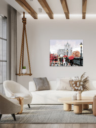 Картина по номерам &amp;quot;Дождь в Лондоне&amp;quot;