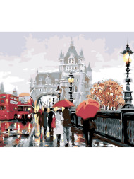 Картина по номерам &amp;quot;Дождь в Лондоне&amp;quot;