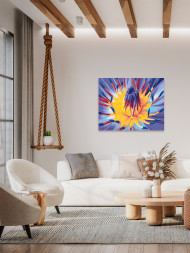 Картина по номерам &amp;quot;Раскрывающийся бутон&amp;quot;