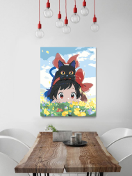 Картина по номерам "Кики (Ведьмина служба доставки)"