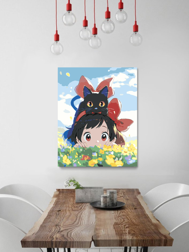 Картина по номерам &amp;quot;Кики (Ведьмина служба доставки)&amp;quot;