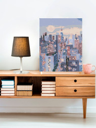 Raqamlar bo'yicha rasm "Metropolda tun"