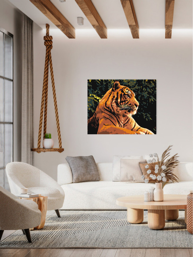 Raqamlar bo&amp;#039;yicha rasm &amp;quot;Yo&amp;#039;lbars&amp;quot;