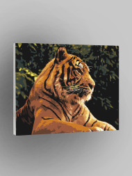 Raqamlar bo&#039;yicha rasm &quot;Yo&#039;lbars&quot;