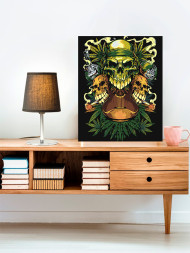 Raqamlar bo&#039;yicha rasm &quot;Uchta bosh suyagi&quot;