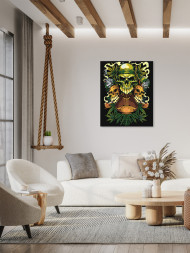 Raqamlar bo&#039;yicha rasm &quot;Uchta bosh suyagi&quot;