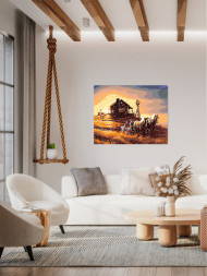 Картина по номерам &amp;quot;Деревня&amp;quot;