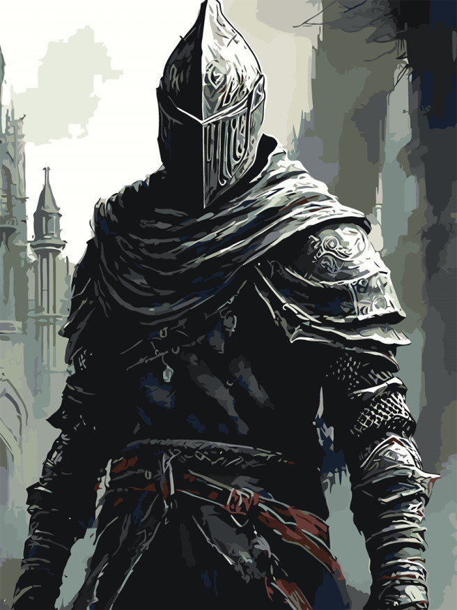 Raqamlar bo&amp;#039;yicha rasm &amp;quot;Qal&amp;#039;a qo&amp;#039;riqchisi&amp;quot;