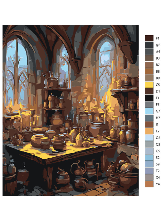 Картина по номерам &amp;quot;Склад&amp;quot;