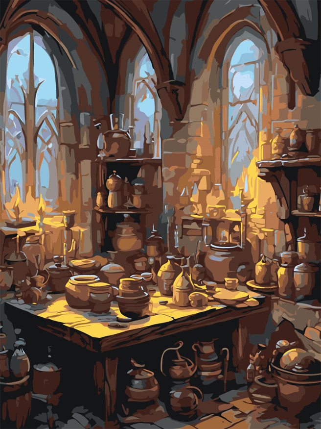 Картина по номерам &amp;quot;Склад&amp;quot;