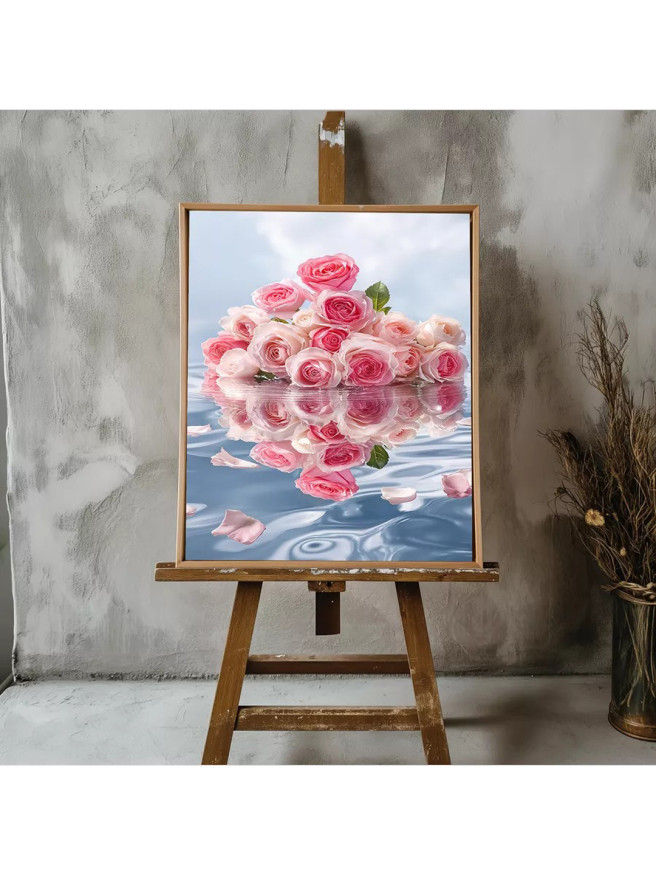Постер на холсте &amp;quot;Розы над водой&amp;quot;