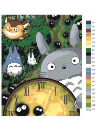 Картина по номерам "Мой сосед Тоторо"