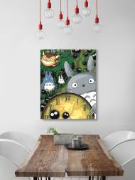 Картина по номерам "Мой сосед Тоторо"