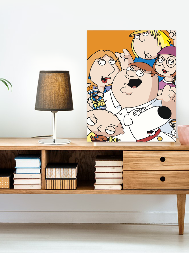 Raqamlar bo‘yicha rasm &amp;quot;Griffinlar&amp;quot;