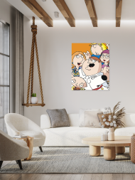 Raqamlar bo‘yicha rasm &quot;Griffinlar&quot;