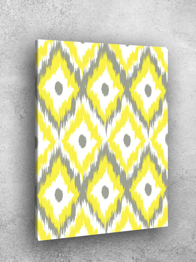 Holstga bosilgan poster &amp;quot;Sariq sharqona naqsh&amp;quot;