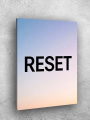 Holstga bosilgan poster &amp;quot;RESET&amp;quot;