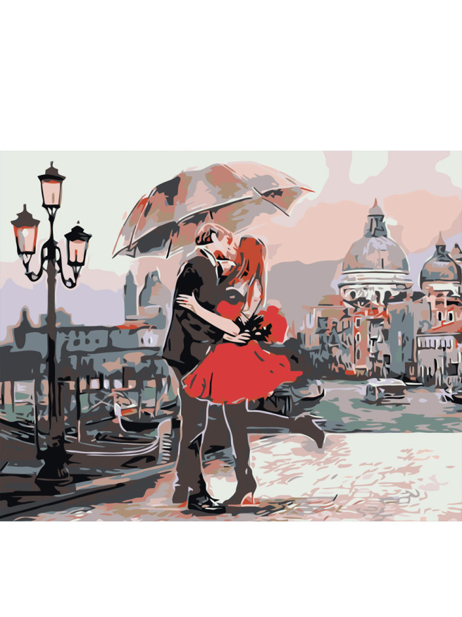 Картина по номерам &amp;quot;Романтика дождя&amp;quot;