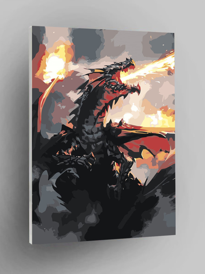 Raqamlar bo&amp;#039;yicha rasm &amp;quot;G&amp;#039;azablangan ajdaho&amp;quot;