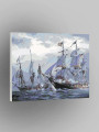 Картина по номерам &amp;quot;Корабли в море&amp;quot;