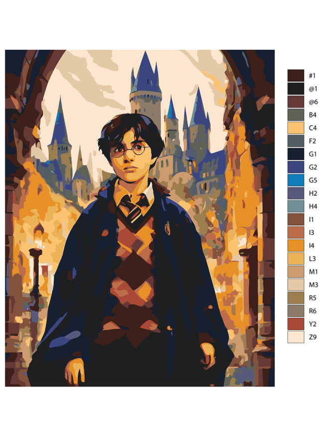 Raqamlar bo&amp;#039;yicha rasm &amp;quot;Harry Potter&amp;quot;