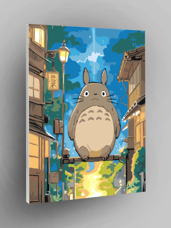 Картина по номерам &amp;quot;Тоторо&amp;quot;