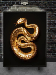 Постер на холсте &amp;quot;Золотая змея&amp;quot;