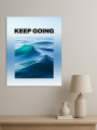 Постер на холсте &amp;quot;KEEP GOING&amp;quot;