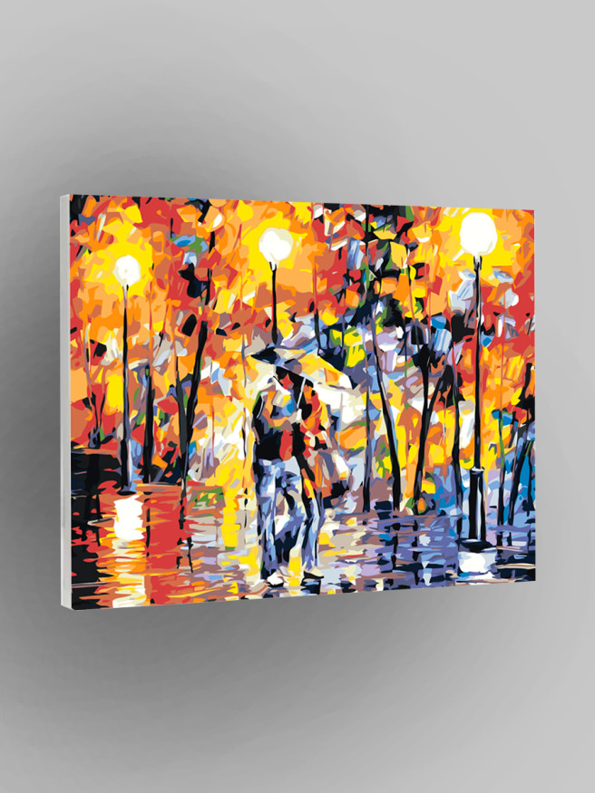 Картина по номерам &amp;quot;Дождливый вечер&amp;quot;