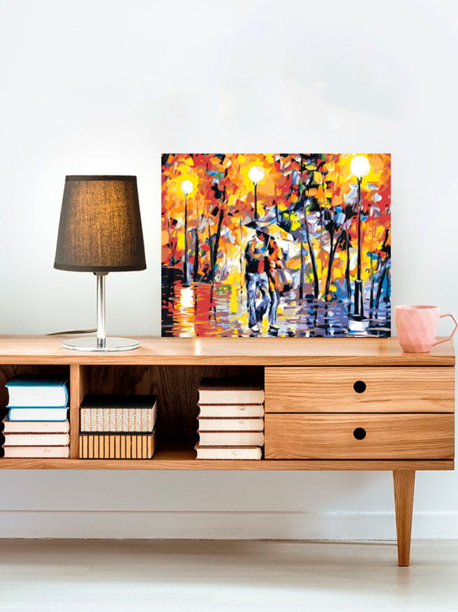 Картина по номерам &amp;quot;Дождливый вечер&amp;quot;