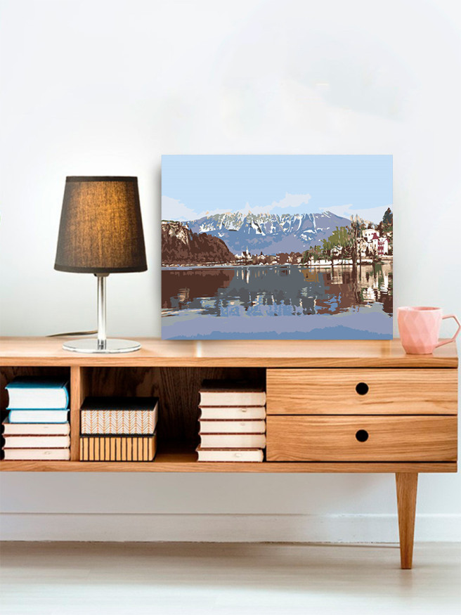 Raqamlar bo&amp;#039;yicha rasm &amp;quot;Ulug&amp;#039;vor tog&amp;#039;lar&amp;quot;