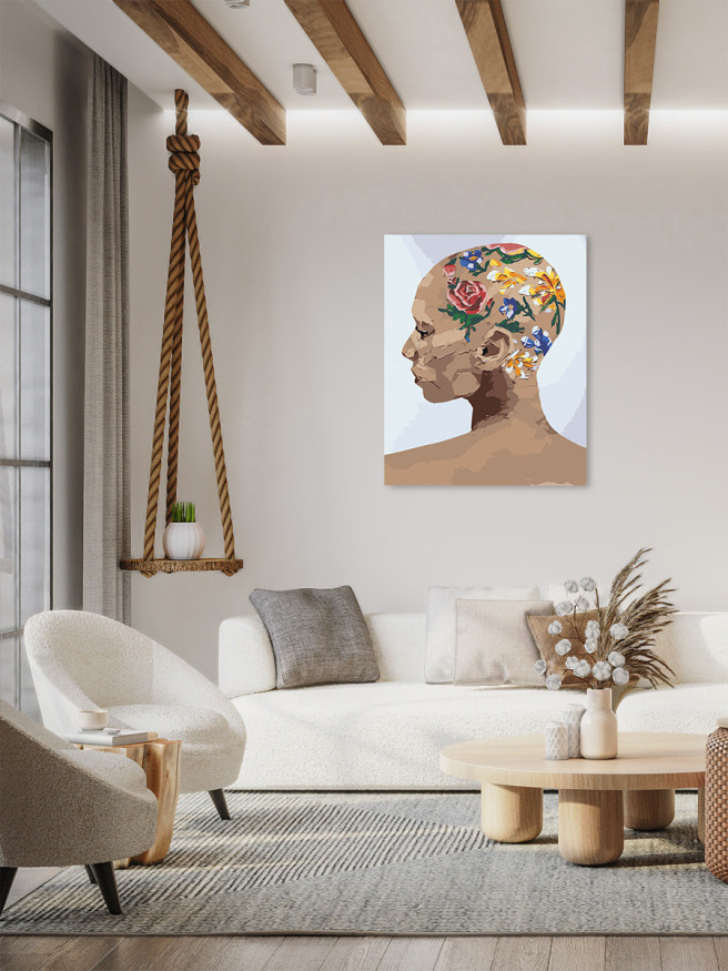 Raqamlar bo&amp;#039;yicha rasm &amp;quot; Gulli bilan kal qiz&amp;quot;