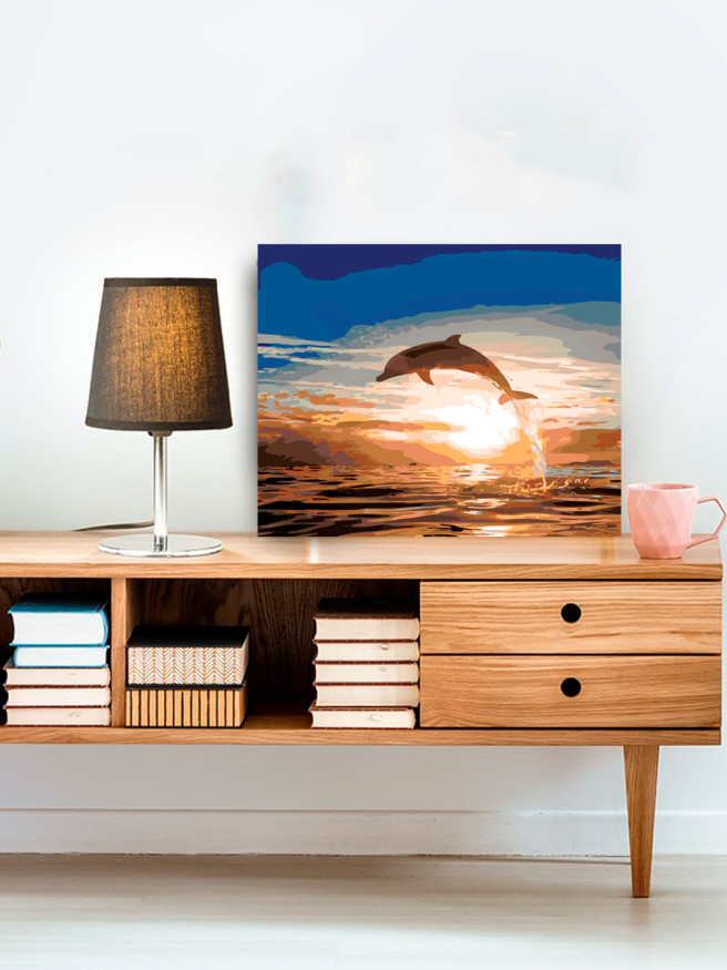 Картина по номерам &amp;quot;Дельфин&amp;quot;