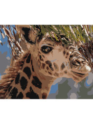 Картина по номерам &amp;quot;Милый жираф&amp;quot;
