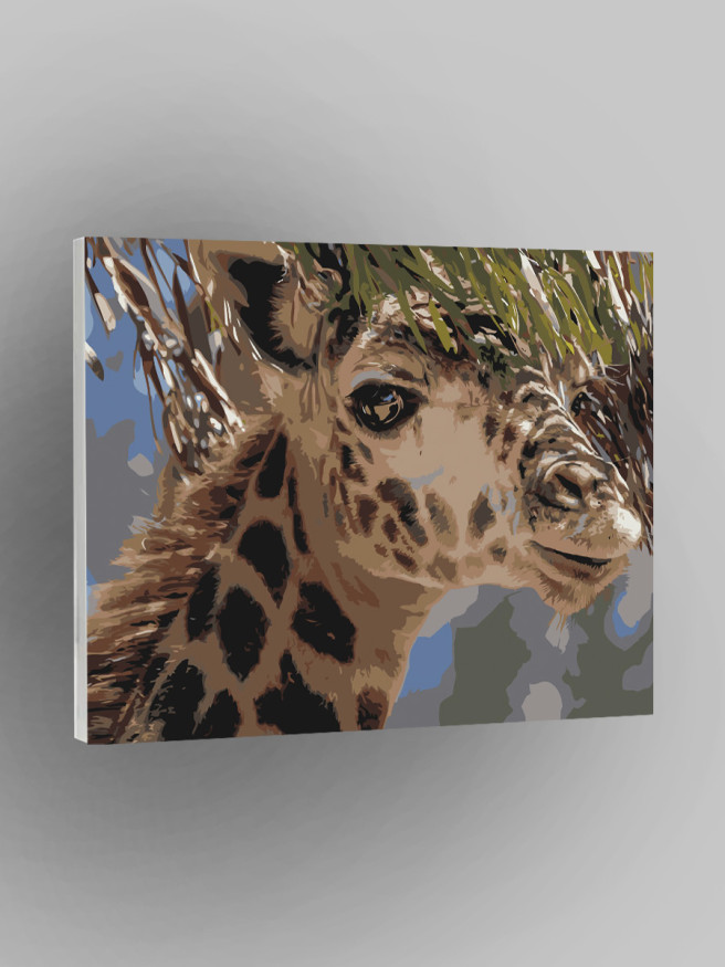 Картина по номерам &amp;quot;Милый жираф&amp;quot;