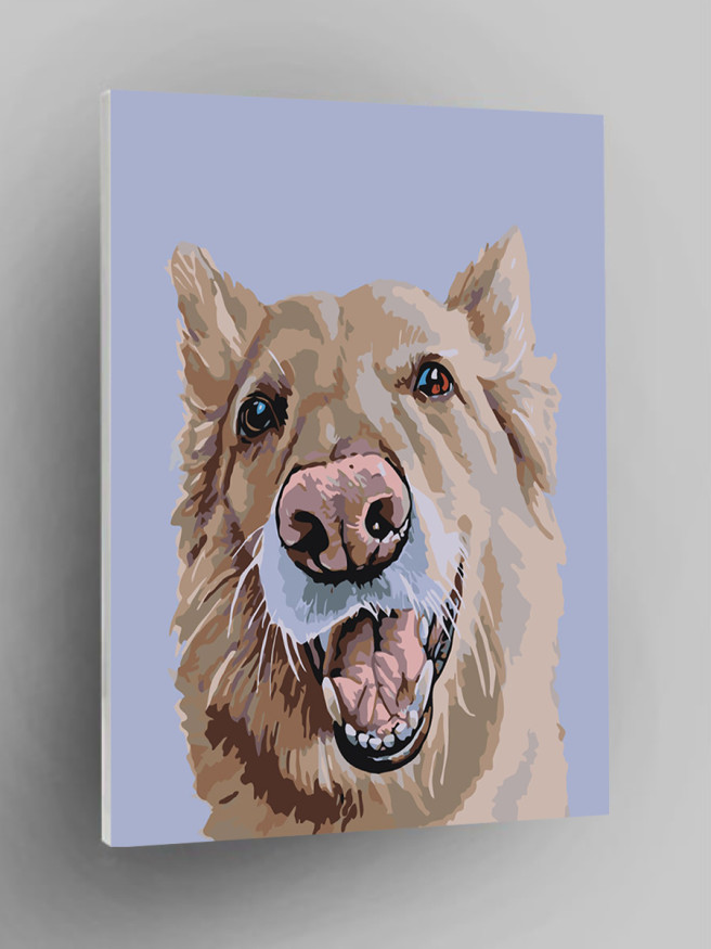 Картина по номерам &amp;quot;Добрая собака&amp;quot;